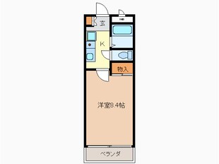 サニーハイツＭＡの物件間取画像